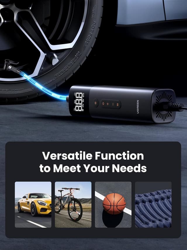 Thumbnail 4 de UGREEN Tyre Inflator 150 PSI 12V