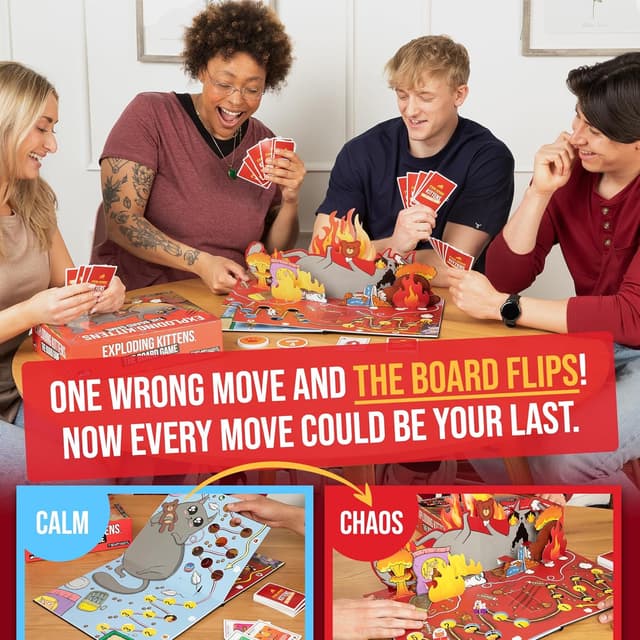 Thumbnail 4 de Exploding Kittens Board Game 2–6 Players