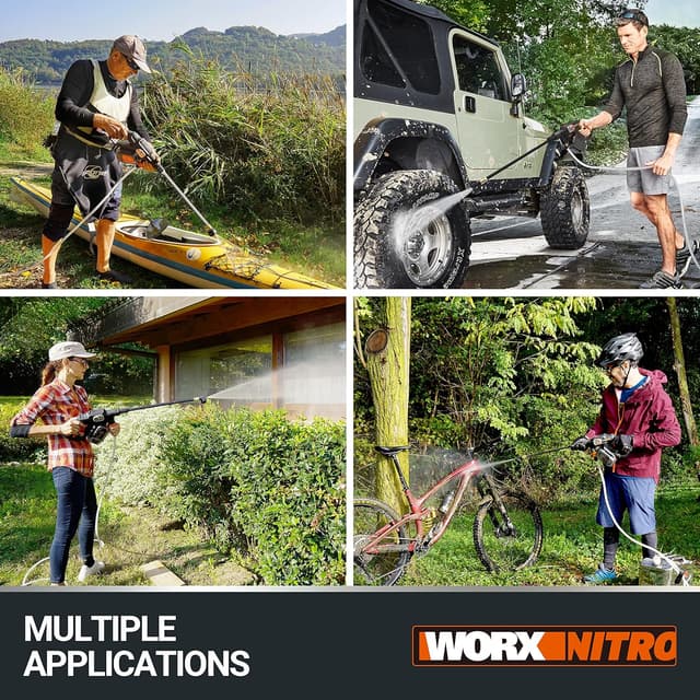 Thumbnail 6 de WORX Nitro 20V Hydroshot Cordless Pressure Washer WG633E.1 💧