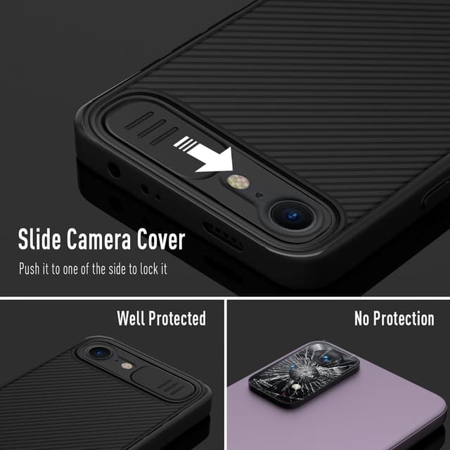 Detalle 1 de XTCASE Coque iPhone 16e Protection caméra