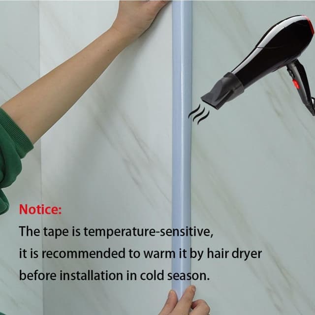 Thumbnail 2 de Cornière PVC 5 m 2x2 cm pour angles 🧱