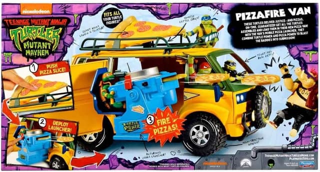 Thumbnail 7 de Tortugas Ninja 🚚 Van de Reparto Pizza Fire TMNT +4 Años
