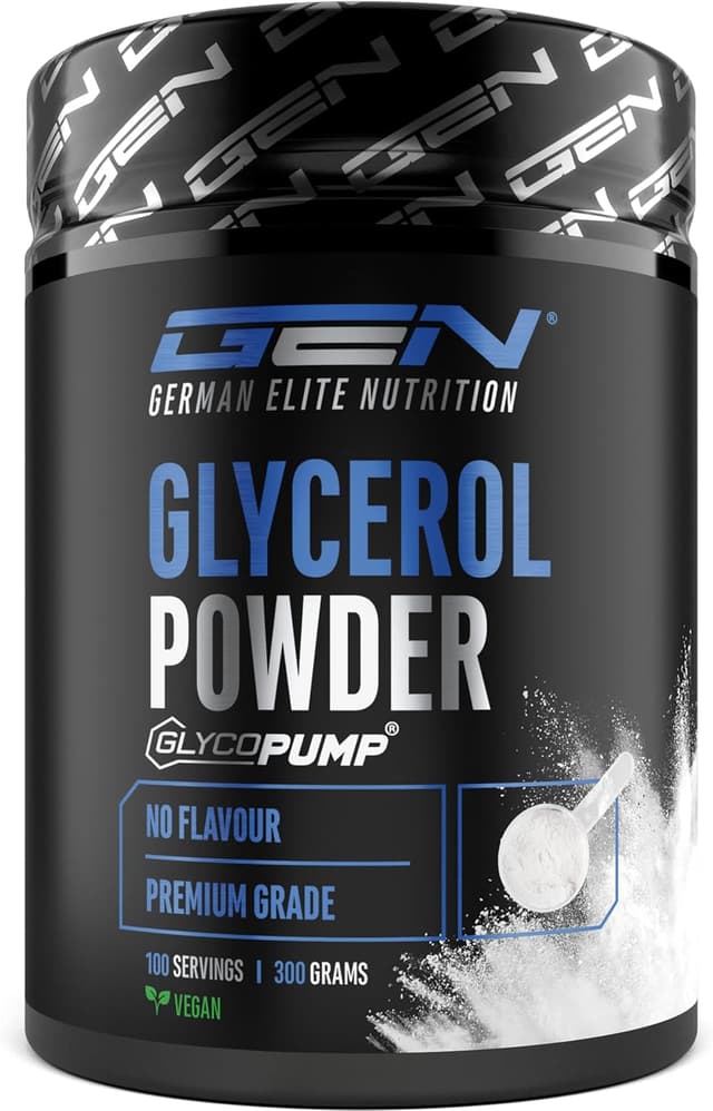 Detalle de GEN GERMAN ELITE NUTRITION GlycoPump® 300 g (glicerolo puro in polvere al 65%) vegano e senza additivi