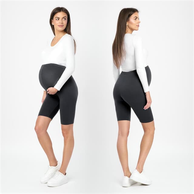 Thumbnail 1 de Be Mammy BE20-228 Leggings premaman corti