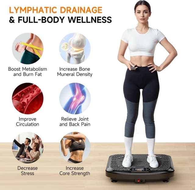 Detalle 2 de Taevno Vibration Plate 450 Lbs Capacity ๐