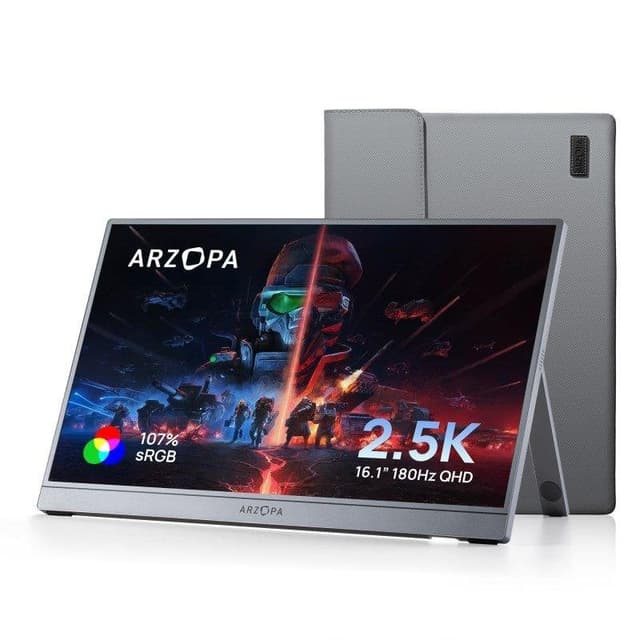 Detalle de Monitor portátil Arzopa Z3FC 16,1" QHD 180Hz IPS con FreeSync, HDR10 y USB-C