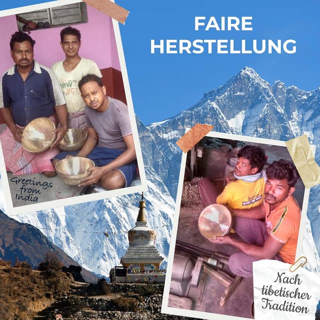 Detalle 1 de MASSAGE-EXPERT Klangschalen-Set Profi 6-teilig