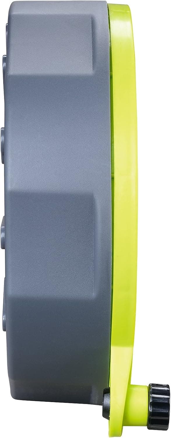 Detalle 1 de Nexus Elektro-Kabeltrommel in Grün (61266) mit 4 Steckdosen, 8 m Anschlusskabel und Kurbel