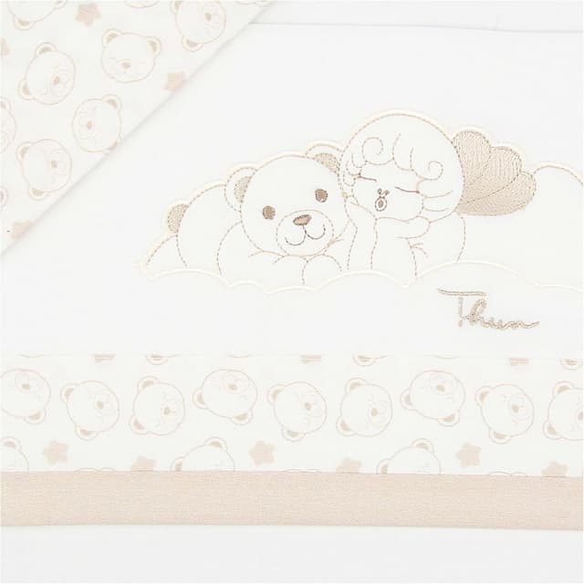Thumbnail 2 de Thun Set lenzuolino e federa con Teddy e angelo