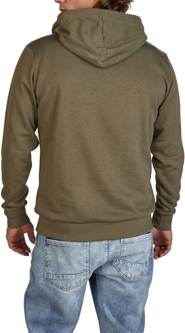 Detalle 2 de TOM TAILOR Herren Hoodie Regular Fit mit Logo-Print – Kapuzenpullover in Schwarz/Grün/Blau