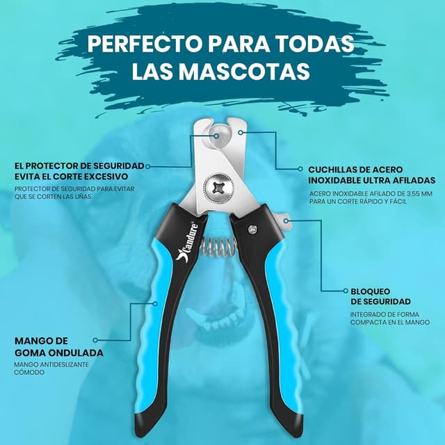 Detalle 2 de Candure Cortauñas 6" acero inoxidable