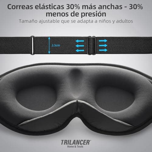 Thumbnail 7 de Masque de nuit Innovant 2026 — masque de sommeil noir 😴