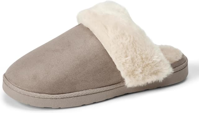 Detalle de Amazon Essentials Women’s Faux Fur Cosy Slippers
