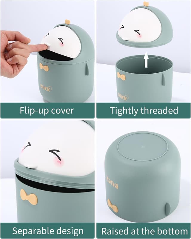 Thumbnail 3 de Huifoo Mini Tischmülleimer 1 Stück