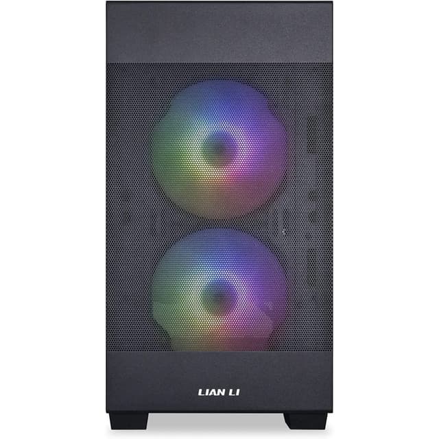 Detalle 2 de Lian‑Li Lancool 205M Mesh RGB Negra — caja ATX con USB 3.0