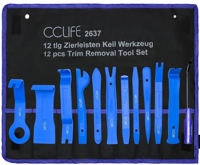 Detalle de CCLIFE 12-tlg. Auto Demontage-Werkzeug-Set für Innenverkleidung & Zierleistenkeile