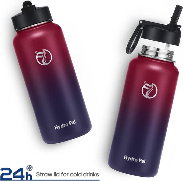 Detalle de HydroPal insulated water bottle 1.9L