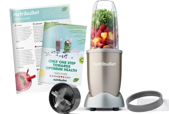 Detalle 2 de NutriBullet 900 Pro Champagne Standmixer