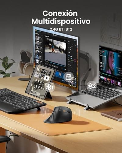 Detalle de ProtoArc EM11 NL Ratón ergonómico 500 mAh