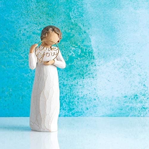 Thumbnail 5 de Willow Tree Figura niño con cartel Love you Home Deco Enesco 🏠