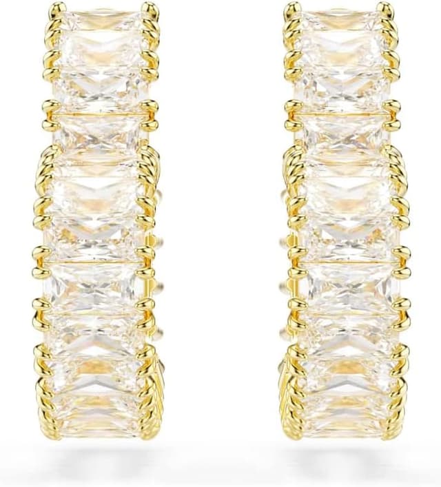 Detalle 2 de Swarovski Matrix Kollektion Kreolen Herzdesign