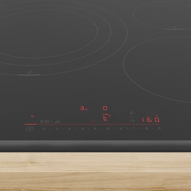 Detalle 2 de Bosch PID775HC1E placa inducción 3 zonas 56 cm