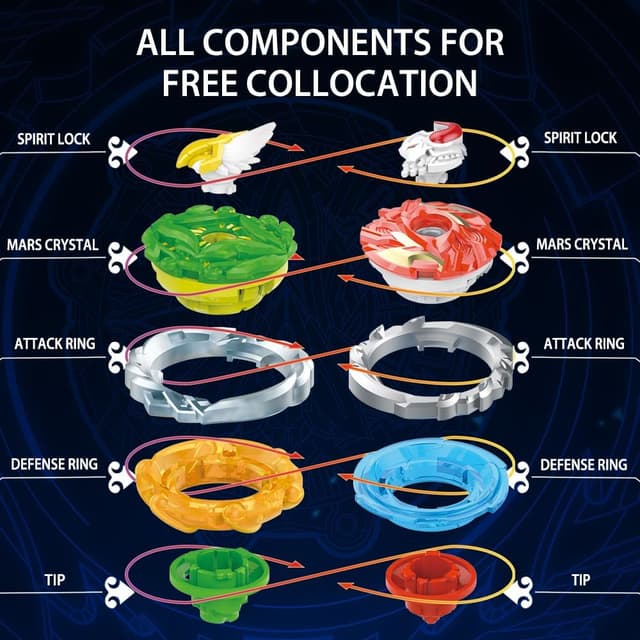 Thumbnail 4 de Infinity Nado Nado Toupie combat 5 ans