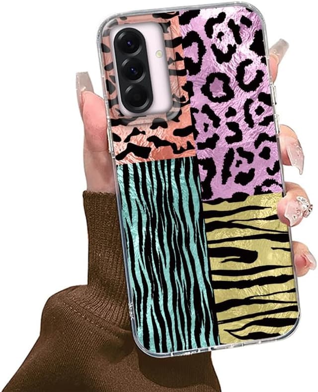 Detalle de Tedyhulle Galaxy A56 5G Hülle mit Leopardenmuster