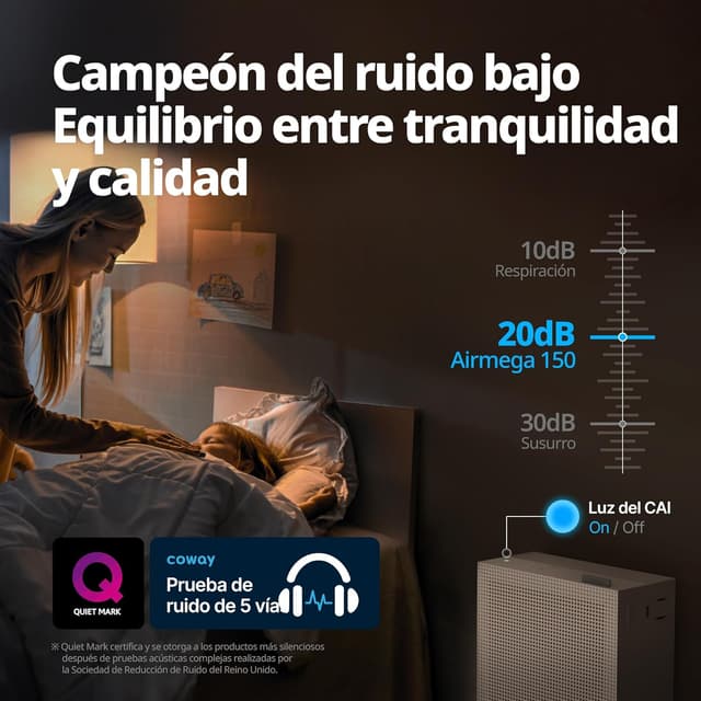 Thumbnail 6 de COWAY AIRMEGA 150 🌀 Purificador de aire silencioso y eficaz