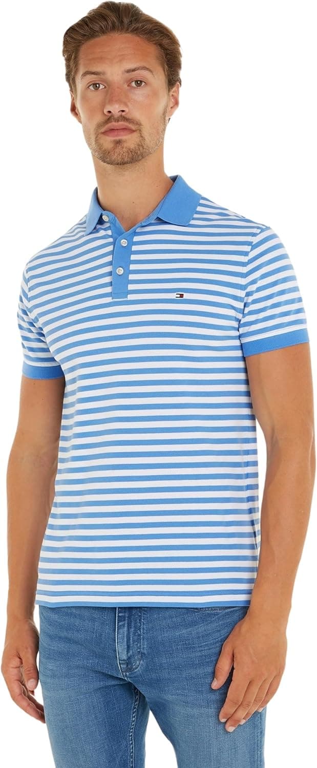 Detalle 2 de Tommy Hilfiger Uomo Polo a maniche corte 1985 Slim Fit