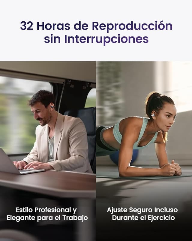 Thumbnail 3 de mojawa StarClip Auriculares Inalámbricos Deportivos