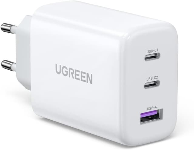 Imagen de UGREEN Zapix 65W Chargeur USB C GaN 3 ports en OfertitasTOP