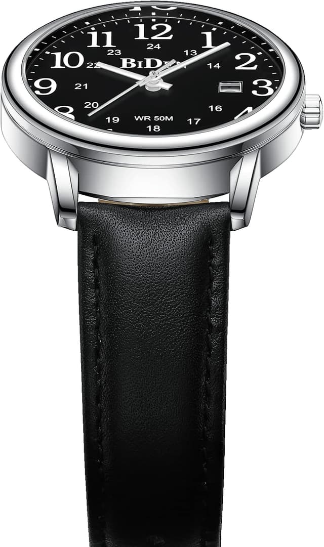 Detalle 2 de HANPOSH Uhren Herren Analog Quarz 38 mm