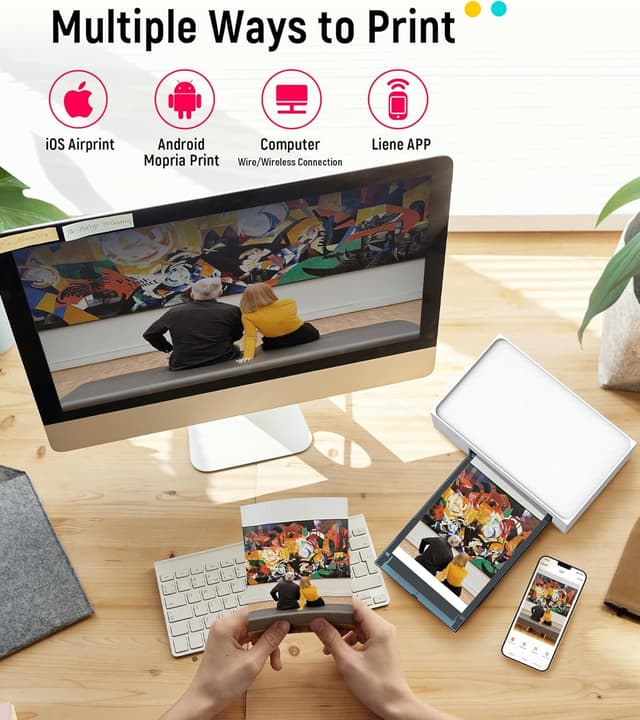 Thumbnail 6 de Liene M100 4x6 Photo Printer 100 Sheets 🎞