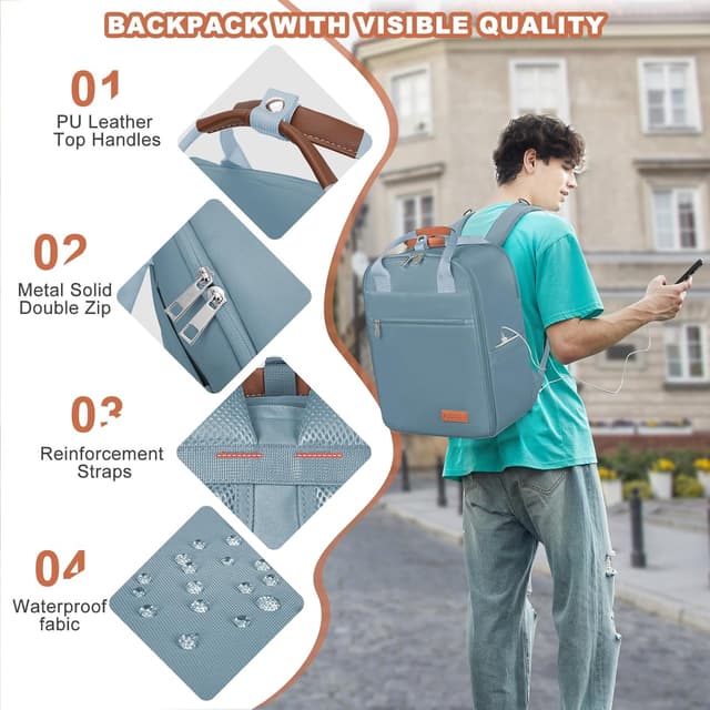 Thumbnail 4 de Hayayu Laptop Backpack 15.6 Inch