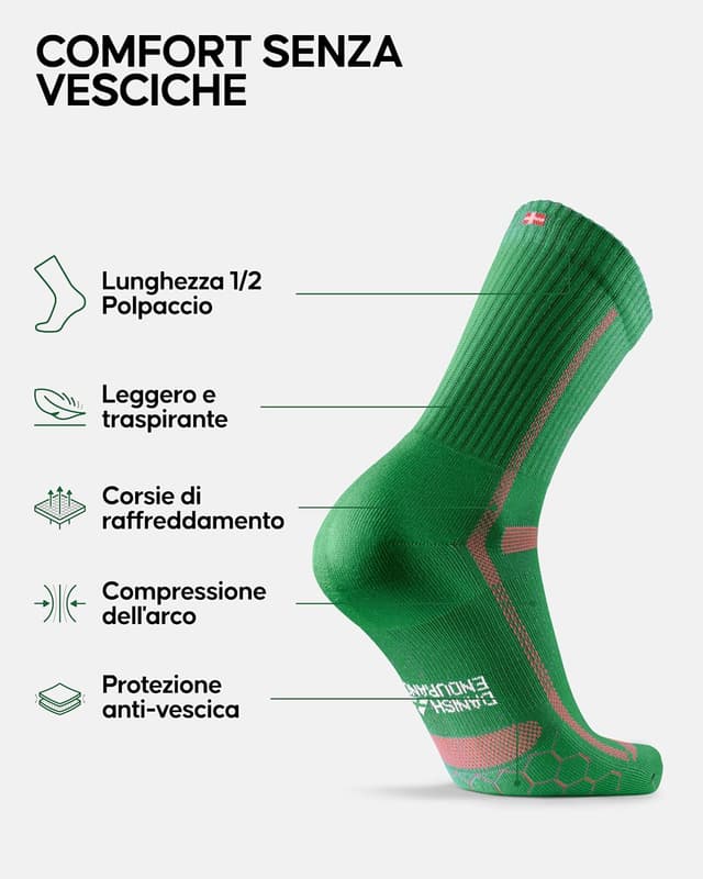 Thumbnail 2 de DANISH ENDURANCE Calzini Uomo Running Lunghi