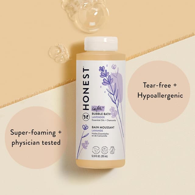 Thumbnail 1 de The Honest Company Foaming Bubble Bath 12 fl oz