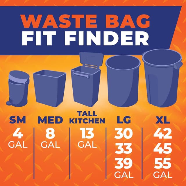 Thumbnail 6 de Hefty Steelsak 39-Gallon Trash Bags ⚙