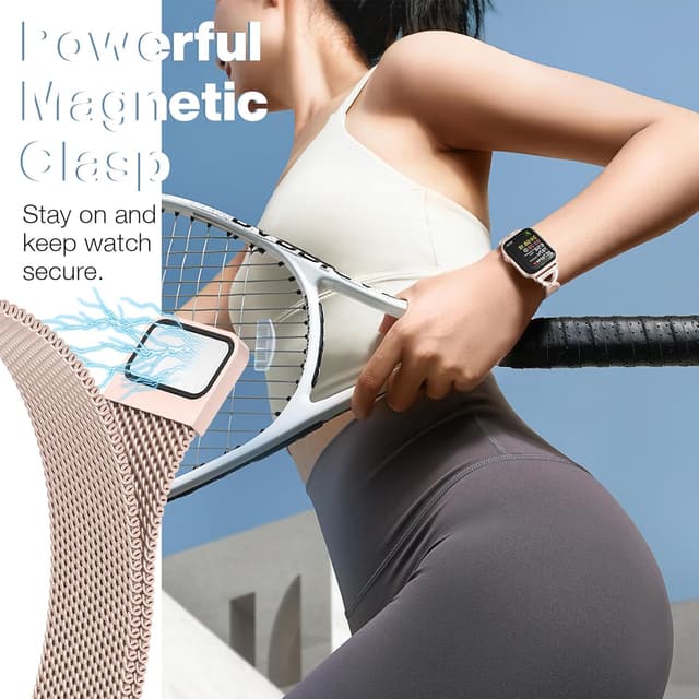 Thumbnail 6 de Slim Milanese Loop 16mm magnetic clasp