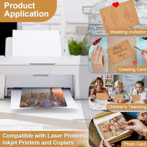 Detalle 2 de OFFCUP Cartoline kraft vuote 15 x 9,8 cm, 108 pezzi 🧾