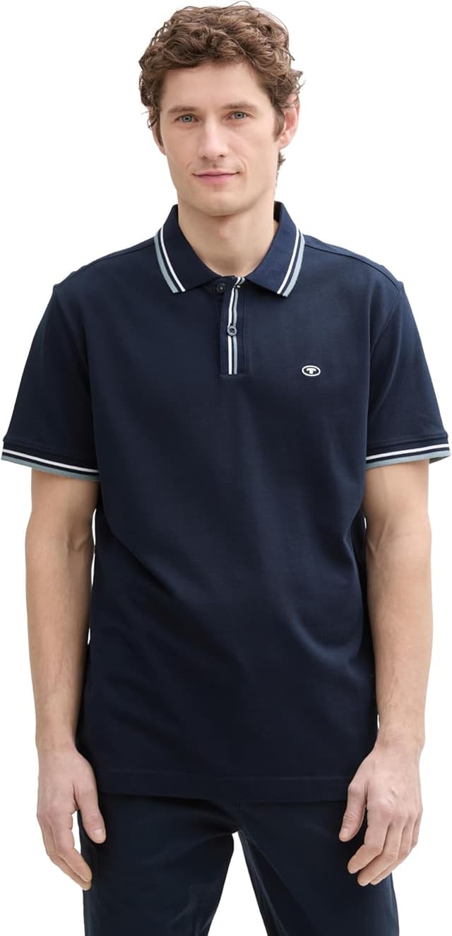 Thumbnail 6 de TOM TAILOR Polo Uomo traspirante a vestibilità regolare per l’uso quotidiano