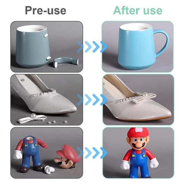 Detalle de Flintronic Super Colla 50 g (3 pezzi) extra forte all’olio ad asciugatura ultra-rapida