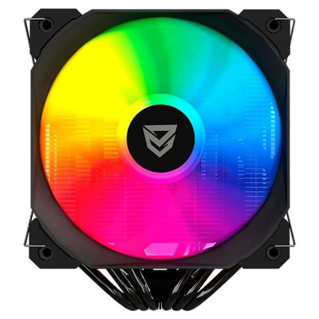 Detalle 2 de nfortec Sculptor X2 Ventilador CPU 2x120mm ARGB TDP hasta 240W Negro