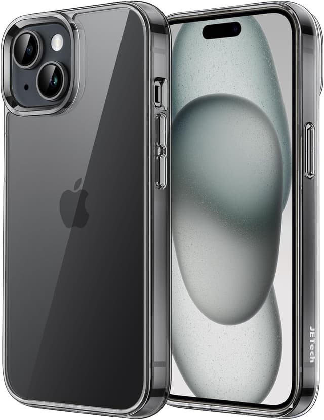 Thumbnail 6 de Custodia JETech per iPhone 15 da 6,1" trasparente: anti-ingiallimento, antiurto e anti-graffio