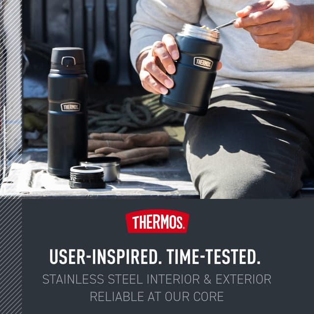 Thumbnail 5 de THERMOS Stainless King 24 Ounce vacuum-insulated jar 🥣