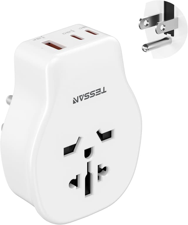 Detalle de TESSAN Adattatore Presa Americana 1250 W 🔌