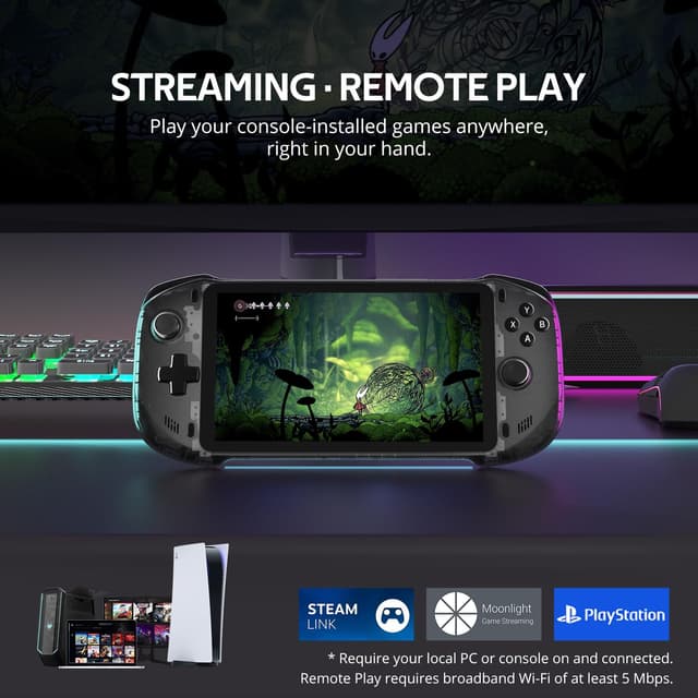 Detalle de OnePro Cloud Handheld Portable Remote Play Gaming Console (7" 1080P Touchscreen, 64G)