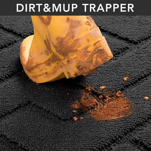 Thumbnail 4 de Biscpro Fußmatte Dunkelgrau 50x80 cm