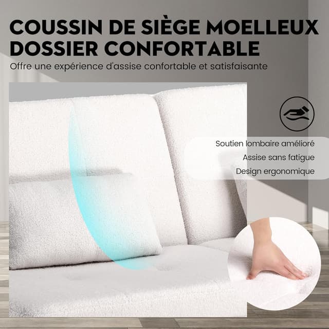 Thumbnail 4 de COMHOMA Divano Letto Pieghevole 5 posizioni