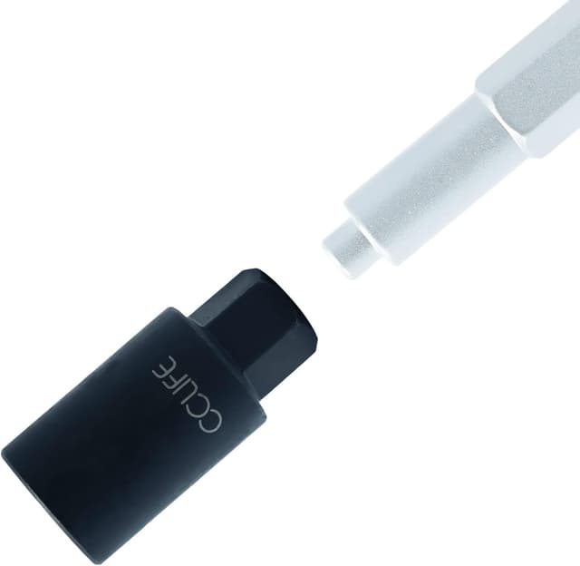 Detalle de CCLIFE Felgenschloss-Knacker Lösewerkzeug für Radsicherung/Radbolzen – 18–25 mm, 42Cr-Mo